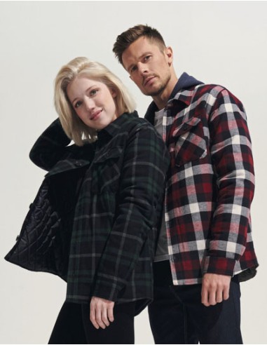 SOL-03989-Unisex Checkered Overshirt Noah